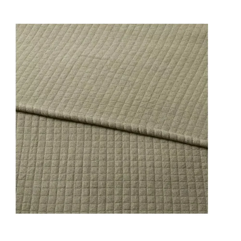 Jersey Quilt - Threshold full/queen, dark olive quilt NEW